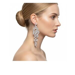Elegant Silver Drop Earrings